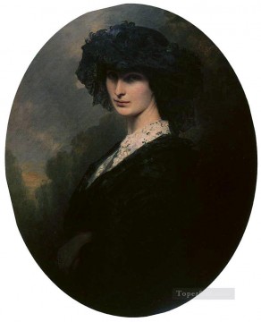 ヤドヴィガ・ポトツカ ブラニツカ伯爵夫人の王族の肖像画 フランツ・クサーヴァー・ウィンターハルター Oil Paintings